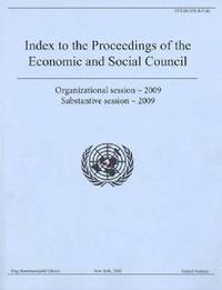 bokomslag Index to Proceedings of the Economic and Social Council