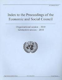 bokomslag Index to proceedings of the Economic and Social Council