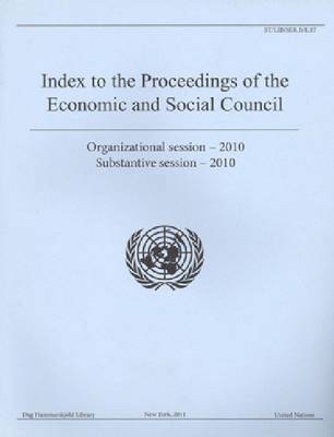 Index to proceedings of the Economic and Social Council 1