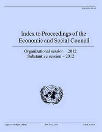 bokomslag Index to proceedings of the Economic and Social Council