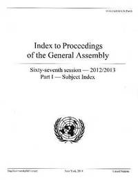 bokomslag Index to proceedings of the General Assembly