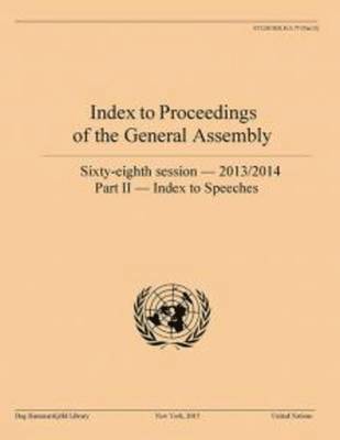 Index to Proceedings of the General Assembly 2013/2014 Part II - Index to Speeches