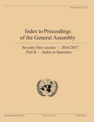 Index to proceedings of the General Assembly