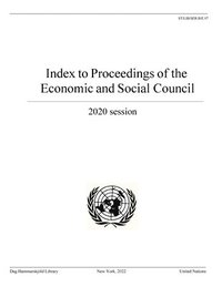 bokomslag Index to proceedings of the Economic and Social Council