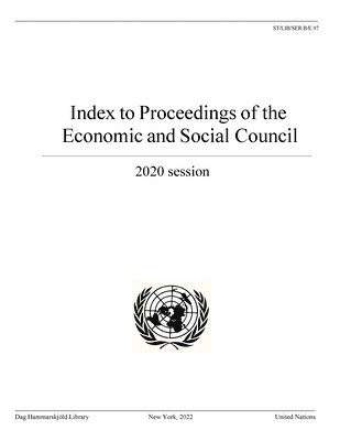 Index to proceedings of the Economic and Social Council