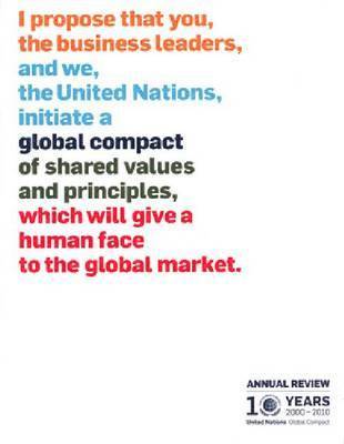 United Nations Global Compact annual review 1