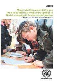 bokomslag Maastricht recommendations on promoting effective public participation in decision-making in environmental matters prepared under the Aarhus Convention