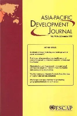 United Nations - Asia-Pacific Development Journal, December 2012, Volume XIX, Part 2, Häftad. Tillgänglighet: Tillfälligt slut