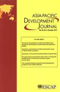 bokomslag Asia-Pacific Development Journal, December 2013, No. 2