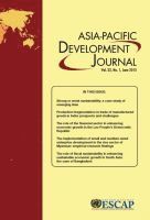 Asia-Pacific Development Journal, Volume 22, Number 1, June 2015 1