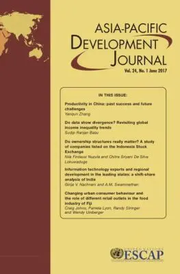 United Nations Economic and Social Commission for Asia and the Pacific, United Nations Publications - Asia-Pacific Development Journal, Volume 24, Number 1, June 2017, Häftad. Tillgänglighet: Tillfälligt slut
