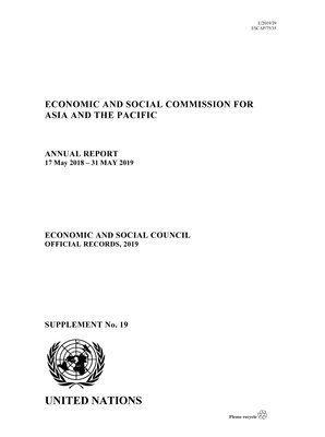 bokomslag Economic and Social Commission for Asia and the Pacific