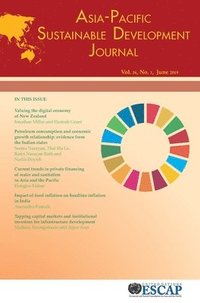 bokomslag Asia-Pacific Sustainable Development Journal 2019, Issue No. 1