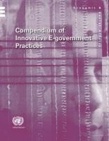 Compendium of Innovative E-government Practices