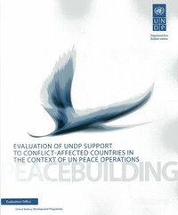 bokomslag Evaluation of UNDP support to conflict