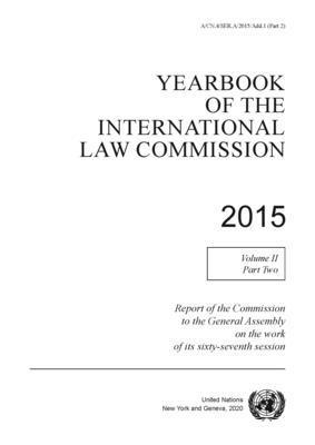 Yearbook of the International Law Commission 2015 1