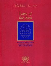 bokomslag Law of the Sea Bulletin, No. 103