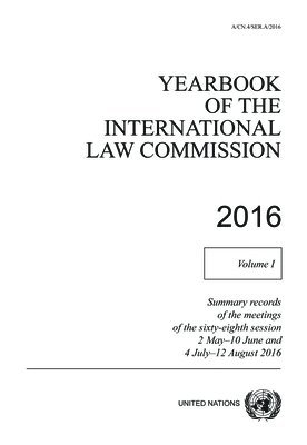 bokomslag Yearbook of the International Law Commission 2016