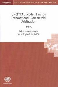 bokomslag UNCITRAL Model Law on International Commercial Arbitration