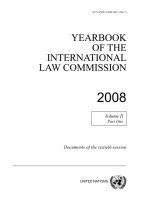 bokomslag Yearbook of the International Law Commission 2008