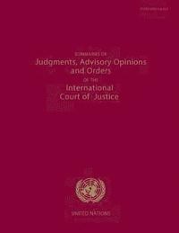 bokomslag Summaries of judgments, advisory opinions and orders of the permanent Court of International Justice