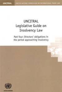 bokomslag UNCITRAL legislative guide on insolvency law