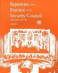 bokomslag Repertoire of the Practice of the Security Council