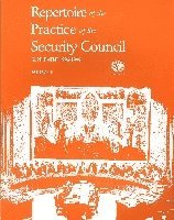 bokomslag Repertoire of the Practice of the Security Council