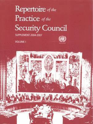 bokomslag Repertoire of the practice of the Security Council