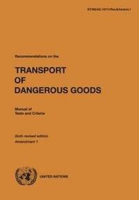 bokomslag Recommendations on the transport of dangerous goods