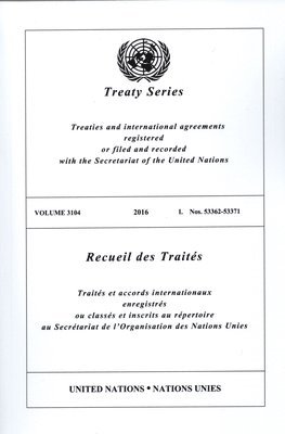 bokomslag Treaty Series 3104 (English/French Edition)