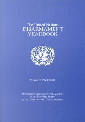 The United Nations disarmament yearbook 1