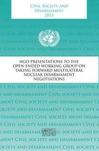 bokomslag Civil society and disarmament 2013