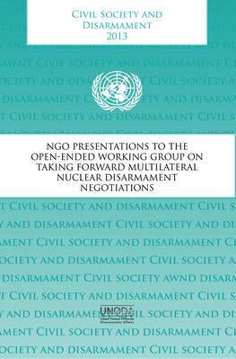 bokomslag Civil society and disarmament 2013