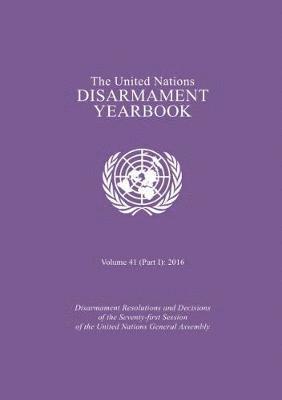 bokomslag United Nations disarmament yearbook