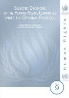 bokomslag Selected Decisions of the Human Rights Committee under the Optional Protocol