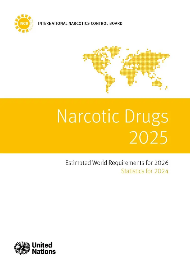 International Narcotics Control Board - Narcotic Drugs 2025, Häftad. Tillgänglighet: Lägg i varukorg