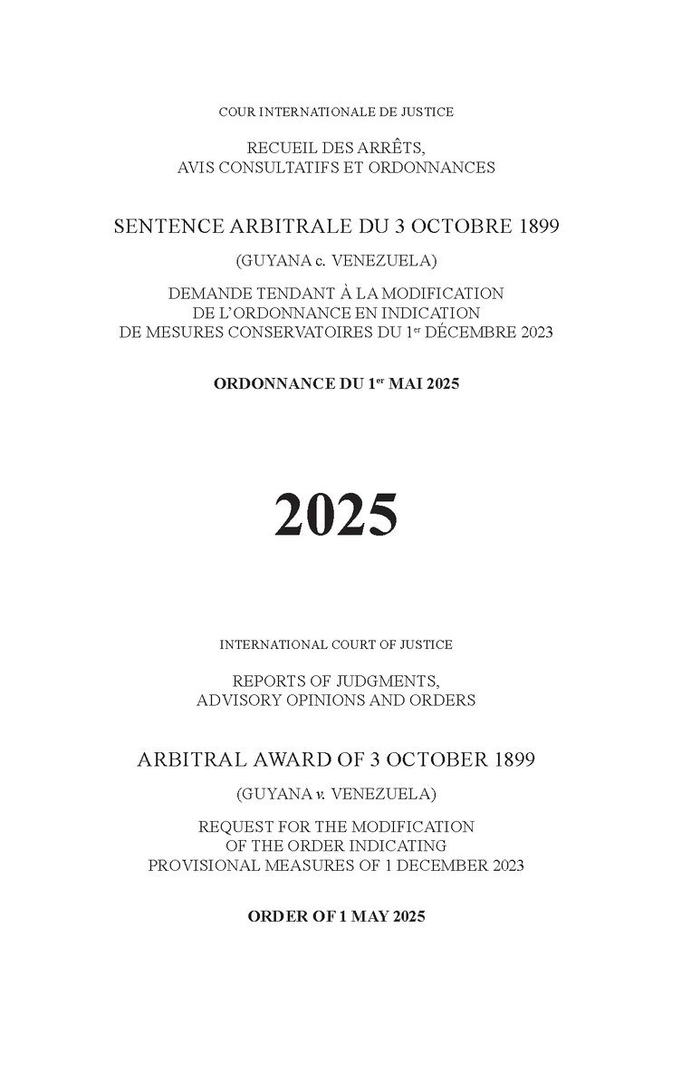 International Court of Justice - Arbitral Award of 3 October 1899 (Guyana V. Venezuela), Häftad. Tillgänglighet: Lägg i varukorg