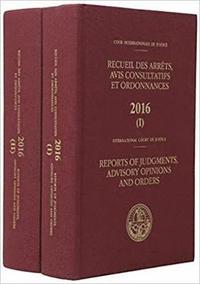 bokomslag Reports of judgments, advisory opinions and orders 2016