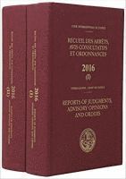 bokomslag Reports of judgments, advisory opinions and orders 2016