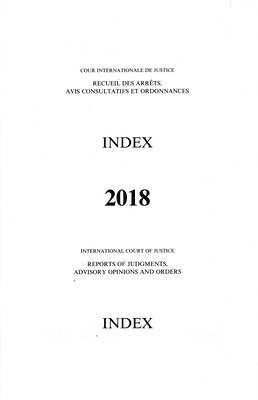 Reports of judgments, advisory opinions and orders