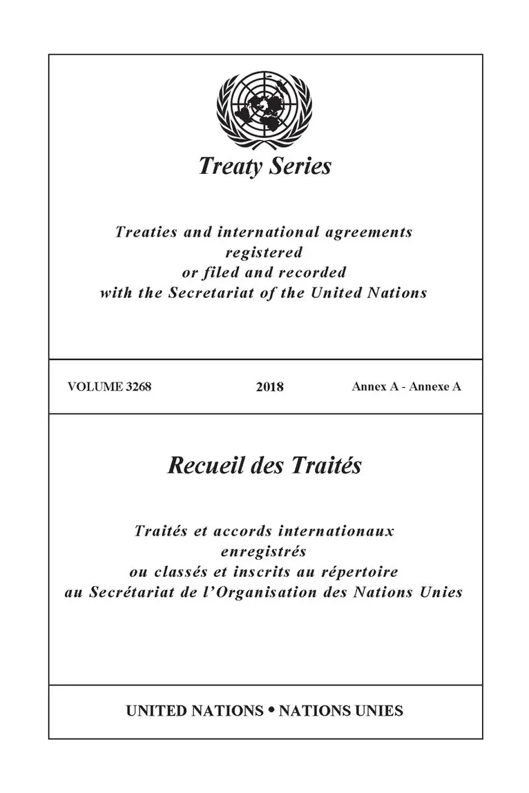 United Nations Office of Legal Affairs - Treaty Series 3268, Häftad. Tillgänglighet: Lägg i varukorg