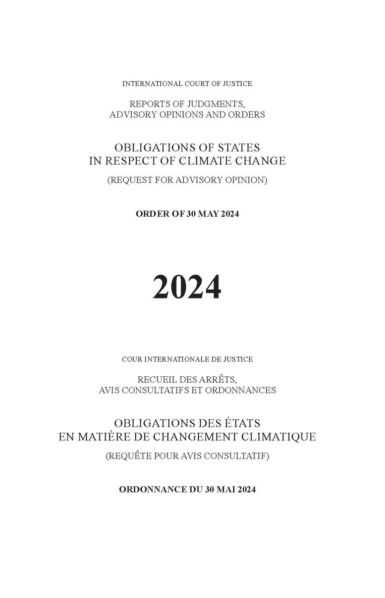 International Court of Justice - Obligations of States in Respect of Climate Change, Häftad. Tillgänglighet: Lägg i varukorg
