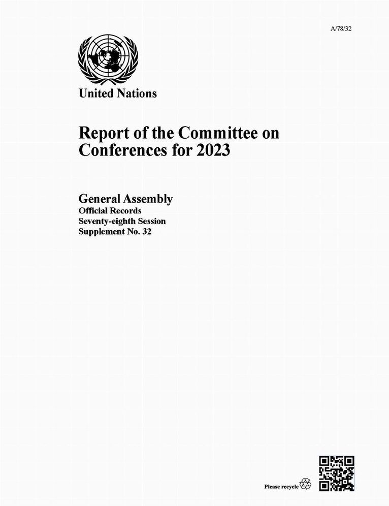 Report of the Committee on Conferences for 2023