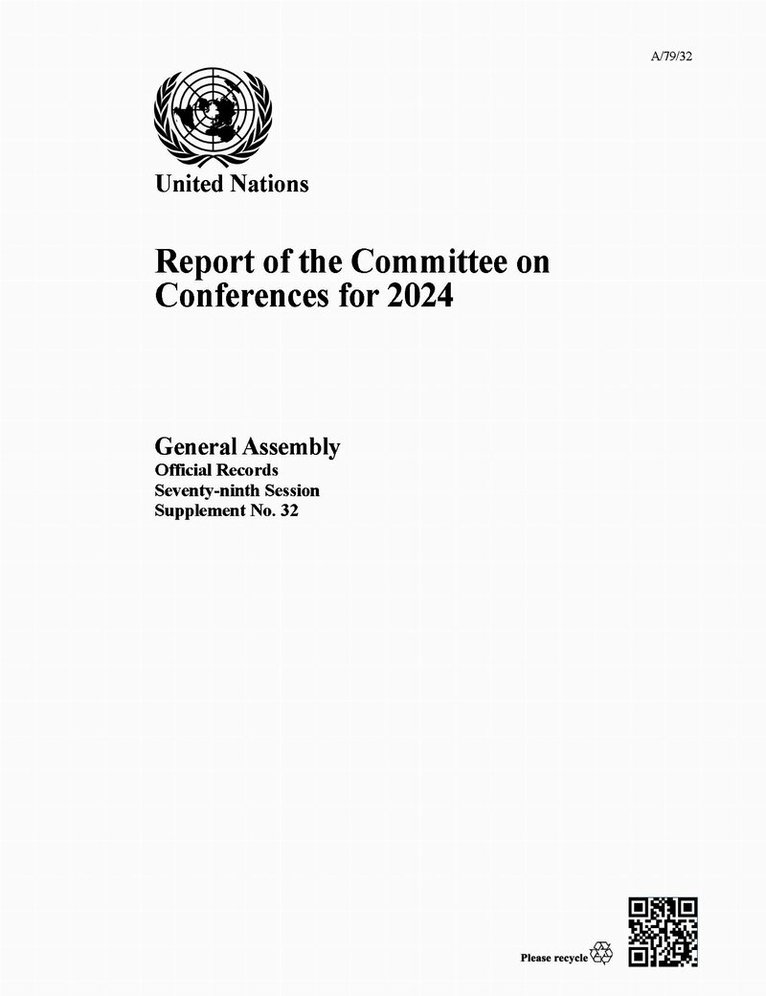 Report of the Committee on Conferences for 2024