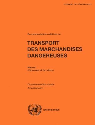 Recommandations Relatives Au Transport Des Marchandises Dangereuses 1