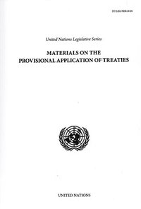 bokomslag Materials on the provisional application of treaties