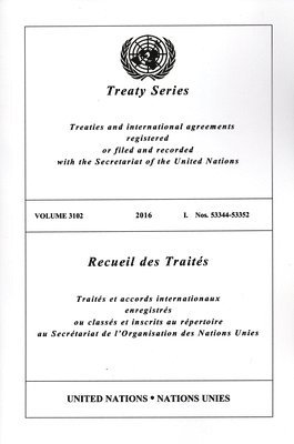 bokomslag Treaty Series 3102 (English/French Edition)