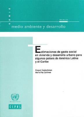 bokomslag Estimaciones de gasto social en vivienda y desarrollo urbano para algunos pases de Amrica Latina y el Caribe