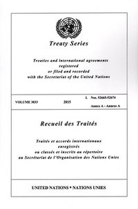 bokomslag Treaty Series 3033 (English/French Edition)